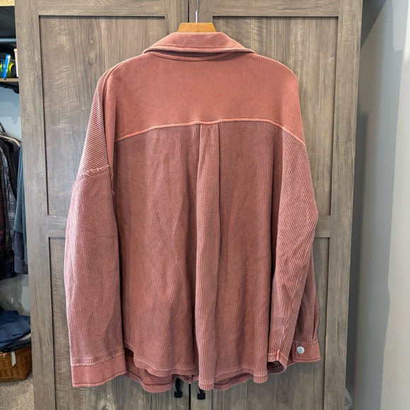 ARULA Corduroy Jacket in Dusty Rose - Picture 2 of 11